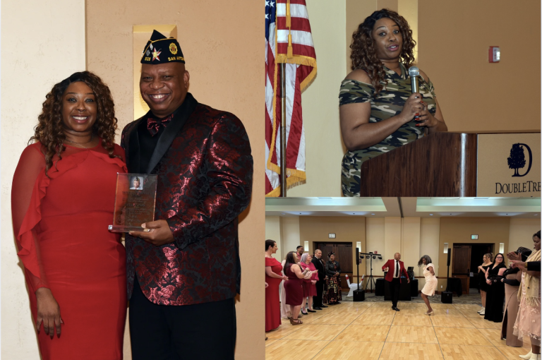 Legionnaire Burrell Parmer Recognized for Service at Vet Gala